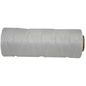 212 MAIN Nylon Twisted Thread - MJJ TL501, 8oz, No.18 x 525 ft, White Binder Accessory for Office Stationery & Supplies, Nylon Thread