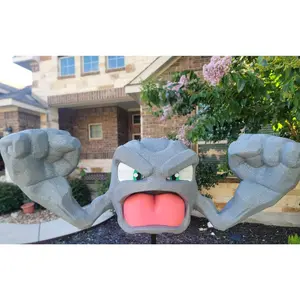 Full Size 1ft 3 living boulder rock Bust Statue | 3dCurioPrints