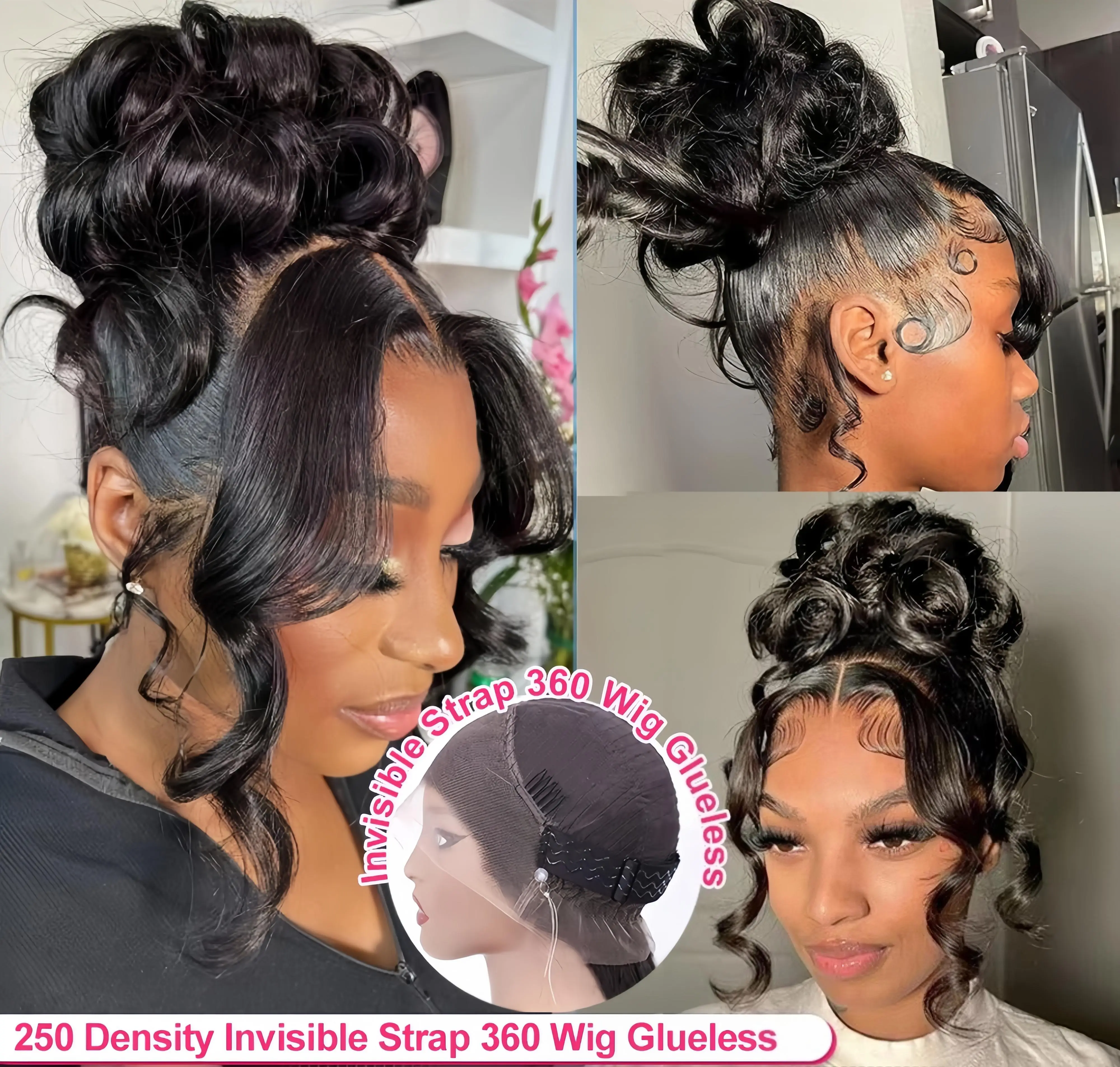 CheetahBeauty 250% Density 360 Body Wave Lace Front Wigs Pre Plucke HD Transparent 360 Frontal Human Hair Wig for Black Women #SummerWins #DealsForYouDays