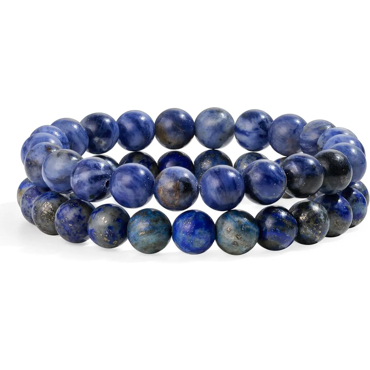 8mm Lapis Lazuli & Sodalite (Wisdom & Communicatio