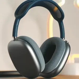 For Original Airpods max magnetic earcups Bluetooth Headphones with Detachable Magnetic Earmuffs Hi-Res Sound All-Inclusive Fit Leather Case & Type-C Cable