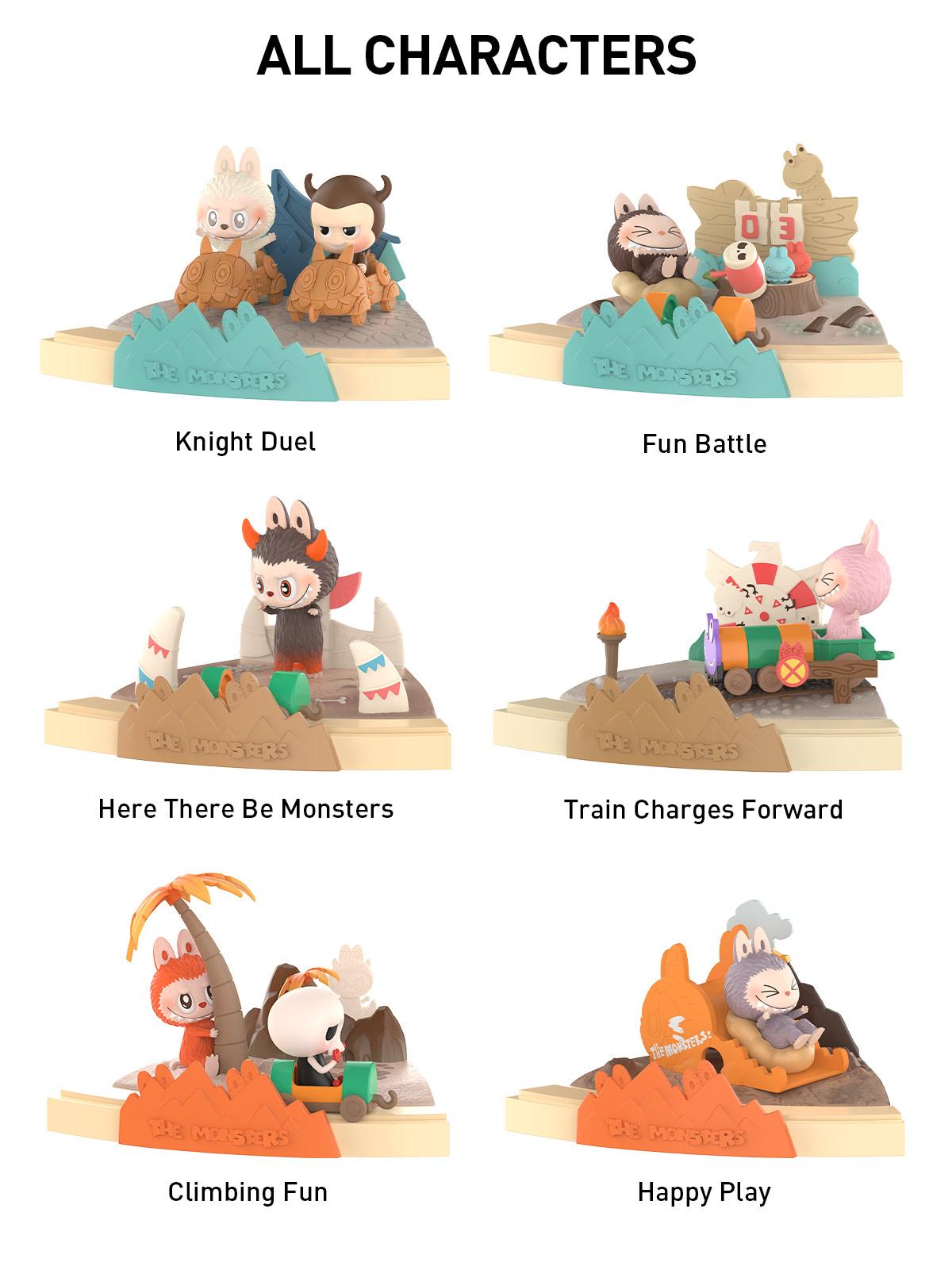 THE MONSTERS Playing Games Series Scene Sets, Blind Box, Mystery Box