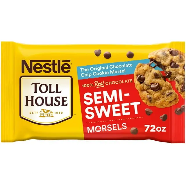 Nestle Toll House Semi-Sweet Chocolate Chips, 72 oz. Nestle Toll House Semi-Sweet Chocolate Chips, 72 oz.