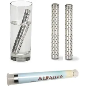2 Pack Alkaline Water Stick Wand Naturally Raise pH 9.5 Adds Tourmaline, Maifan, Muyu, Far  Stone Reduces ORP Hydration  Portable Make Your Own Mineral  Detox Makes 100 gallons