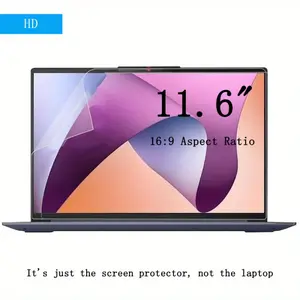 2 PCS 11.6 Inch Laptop Screen Protector Anti Glare Matte for HP Dell ASUS 16:9 Monitor Static Adhesive Scratch Proof Dustproof Ultra Thin Easy Install