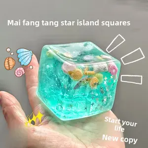 New 3D Cartoon Seashell Stress Relief Toy, Realistic Rubik'S Cube Squeeze Toy, Infinite Stress Relief, For Anxiety Reduction, Fidget Relief, Decompression Squeeze,Slow Rebound Soft Toys.Valentine'S Day And Easter Gifts