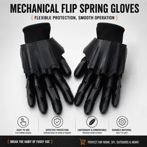 Mechanical Style Gloves, Role-Playing Cool Gear, Traditional Cycling Glove Lining, Daily Wear & Riding Use, Stylish Protective Handwear