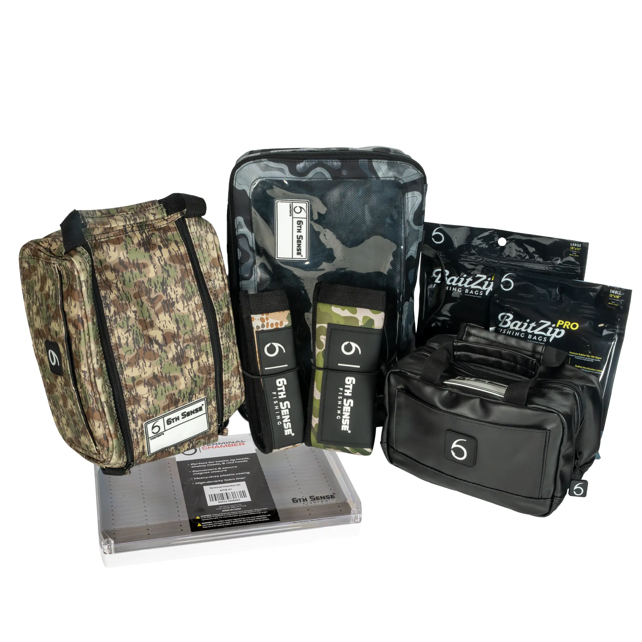 Fishing Equipment Lures Storage Sampler Kit Bundle