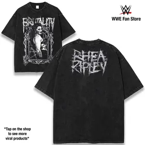 Rhea Ripley Graphic Tee Men Top Shirt Wash 230gsm Cotton – Nightmare Dominance, Brutal Strength, Championship Reigns, Judgment Day Power & Fearless Main Event Career Defining Women’s Division in WWE