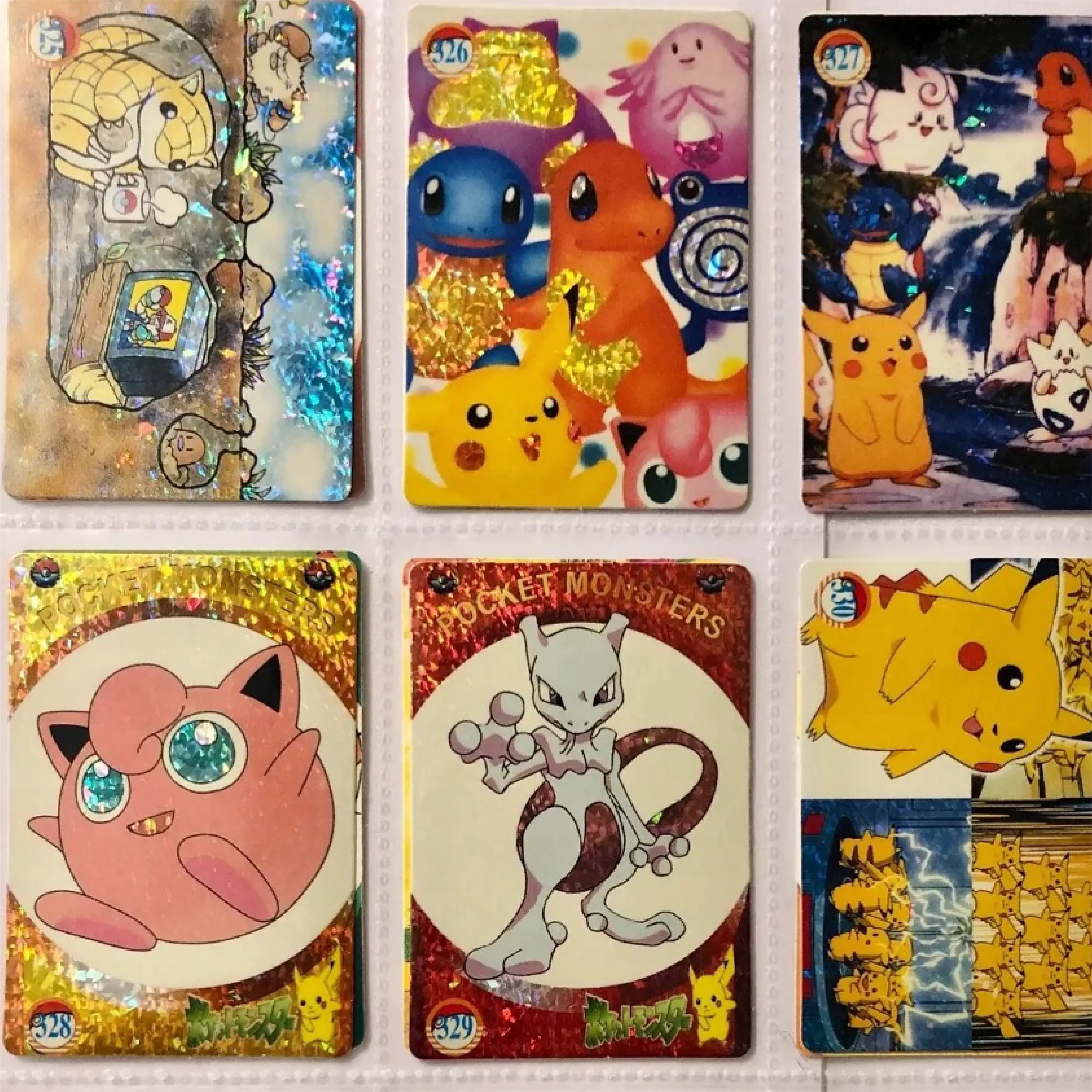 1990's Pokmon Vending Series Prism Holo Sticker Cards - TikTok Shop