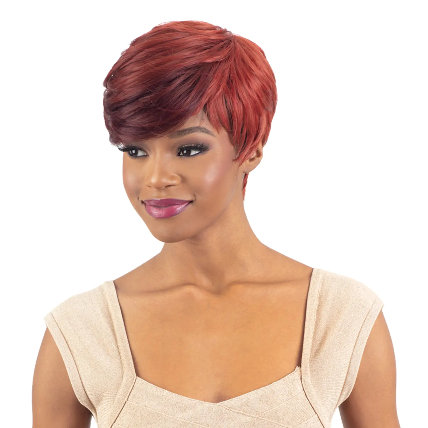 SNG Unisex Straight Human Hair & Premium Fiber Blend Full Machine Wig, Milky Way Legacy Augusta