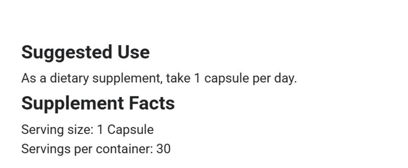 TUDCA - 250 mg of Tauroursodeoxycholic Acid - 30 Vegetable Capsules