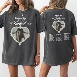 Retro 90s 2 Side Madison Beer Graphic T-Shirt, Madison Locket Album Merch, Madison Beer Tour Shirt, Madison Beer Fan Gift