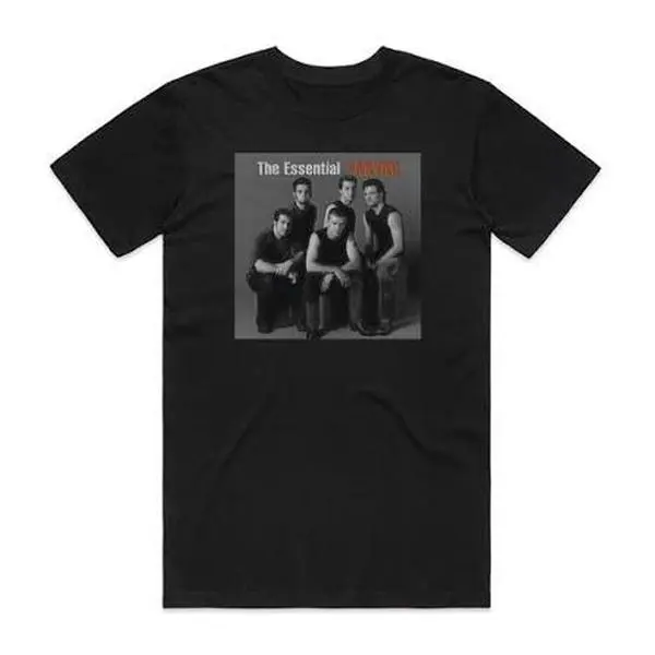 NSYNC The Essential Nsync Album Cover T-Shirt Black