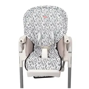 Baby High Chair Cover - Protects from Spills and Crumbs - Water Resistant for Easy Cleanup - Brush Strokes Print