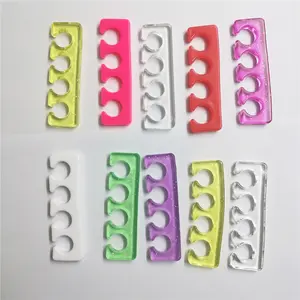 Nail art silicone finger splitter toe splitter nail polish soft, elastic and comfortable