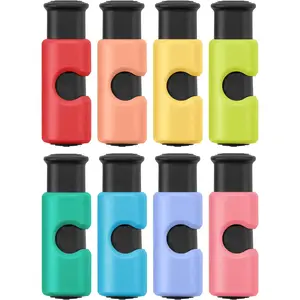 - Squeeze and Lock Bread Bag Clips, 8 Pack, Crayon Colors, Squeeze and Lock Bread Clips