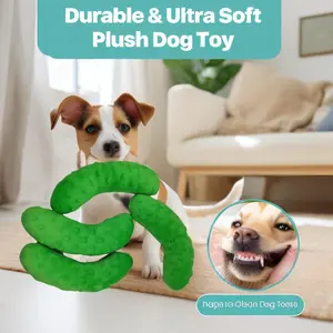 Pet Cucumber Toy, Cute Pickle Shape Dog and Cat Chew Toy, Durable Fun for Interactive Play, Safe Materials for Your Pets