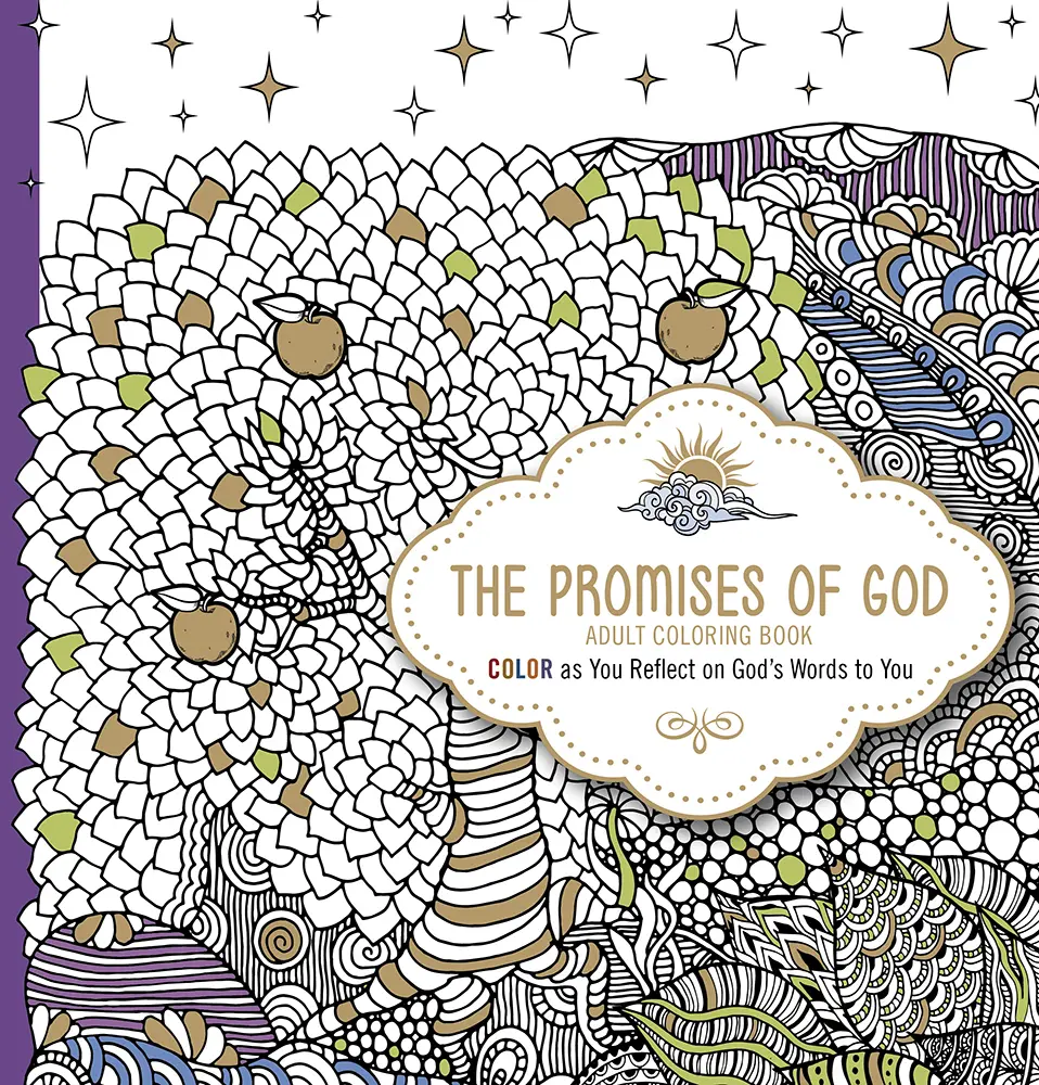 USED Book - The Promises of God Adult Coloring Book: Color as You Reflect on God's Words to You by Charisma House (Paperback) - english