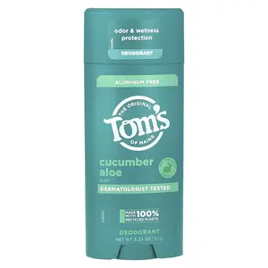 Tom's of Maine Aluminum Free Deodorant, Cucumber Aloe, 3.25 oz (92 g)