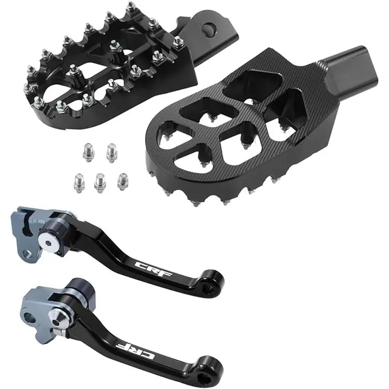 CRF230F 2003-2019 Foot Pegs + Lever (bla