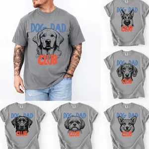 Dog Dad Club Shirt, 50+ Dog Breeds Available Graphic Tee, Funny Puppy Lover Shirt, Custom Dog Breed Apparel, Dog Dad Gift, Pet Parent T-Shirt, Cozy Unisex Dog Lover Tee, Father's Day Gift for Dog Dads, Dog Owner Shirt, Pet Lover Gift LQP