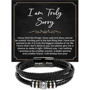 Apology Gifts For Men, I'm Sorry Bracelet Gift For Him, I'm Sorry For Hurting You Bracelet For Him, Sorry Gifts For Him from Girlfriend