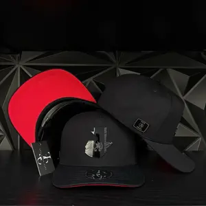 Guatemala SnapBack hat-black/red