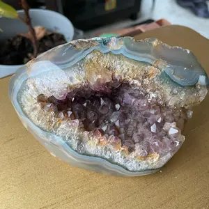 Agate Quartz Amethyst Geode