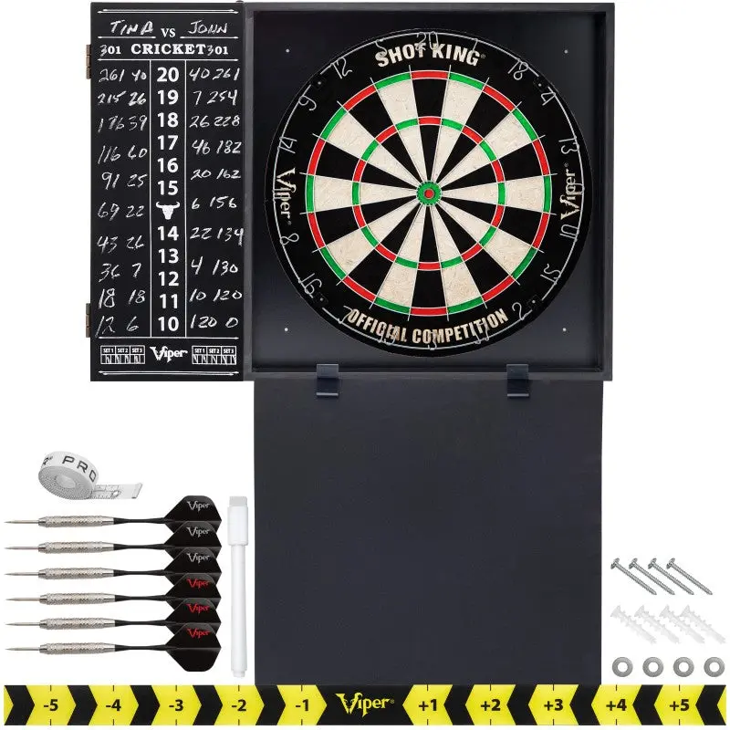 Viper Steadfast Backboard with Shot King Sisal Dartboard Darts Gear