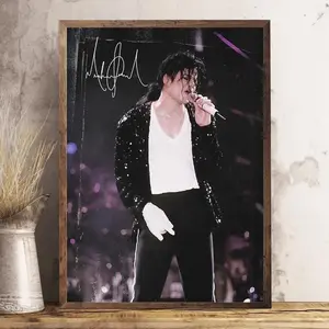 [Sale Off To 40%] [UNFRAMED] Michael Jackson Performing Poster, Live Stage Dance Music Wall Art