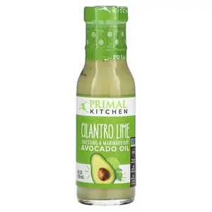 Primal Kitchen Dressing & Marinade Made with Avocado Oil, Cilantro Lime, 8 fl oz (236 ml)