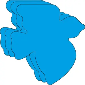 SHAPES ETC. Large Single Color Cut-Out - Dove/ Bird