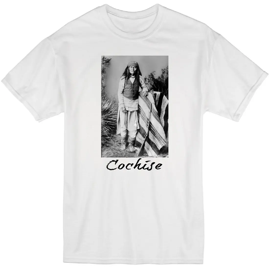 COCHISE APACHE INDIAN CHIEF NATIVE AMERICAN CHIRICAHUA WARRIOR T-SHIRT