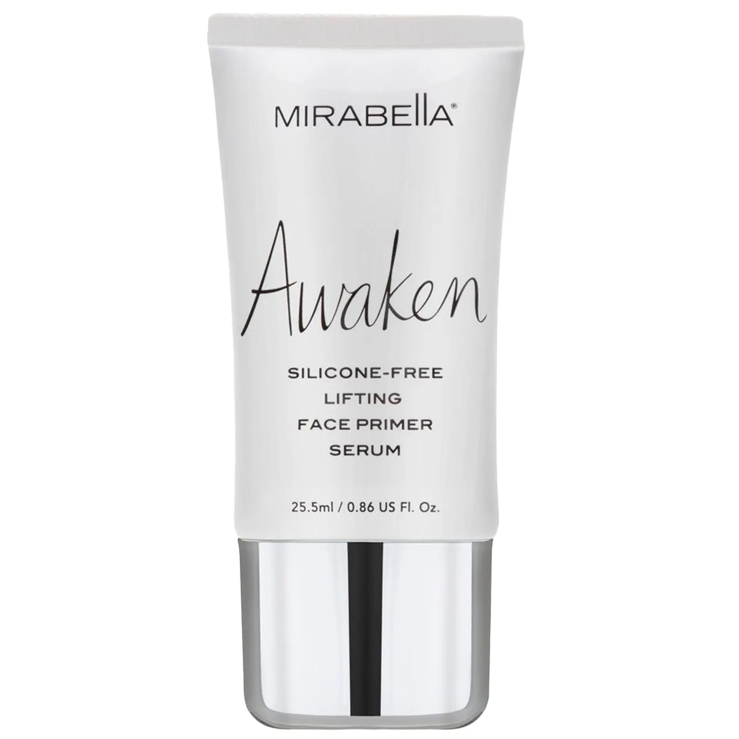 Mirabella Awaken Face Primer - Silicone-Free Lifting Serum - 25.5ml / 0.86 US Fl Oz - Makeup, Foundation, Radiant, Smooth Cosmetic