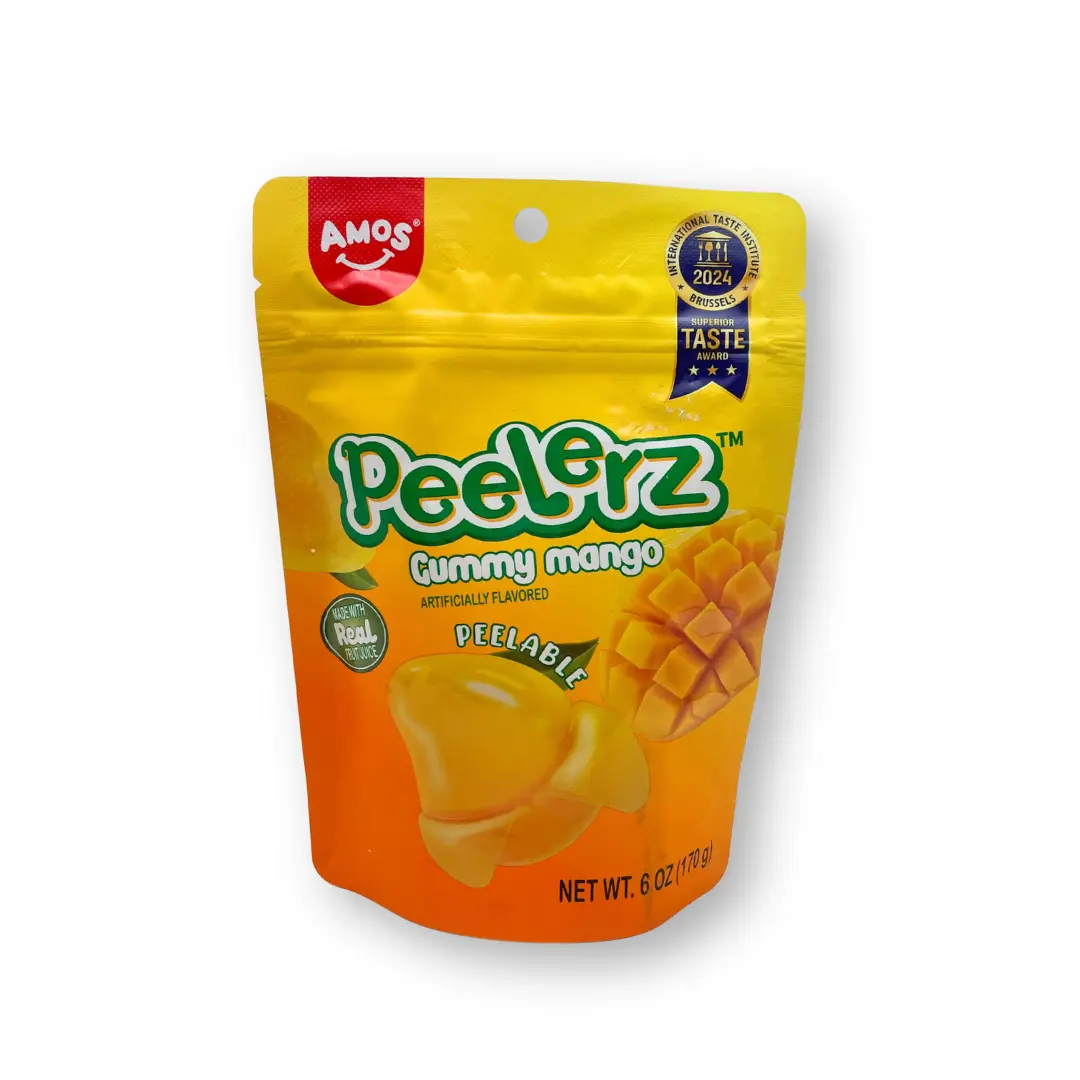 Mango Gummy Peelerz - Sweet Mango Flavored Candy - 6 oz Candy bag Mango Gummy Peelerz - Sweet Mango Flavored Candy - 6 oz Candy bag