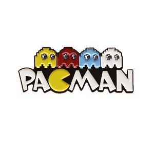 Pac-Man & 4 Ghosts Game Enamel Pin