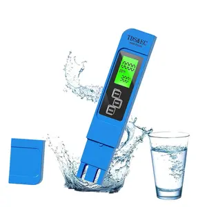 2024  4 in 1 TDS Meter - TDS EC & Temperature(?C,?F) Meter (Blue)