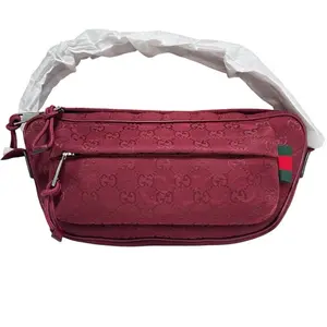 Pre-owned GUCCI Canvas Crossbody Bags Bumbag GG Crossbody Bag in the Bordeaux Canvas