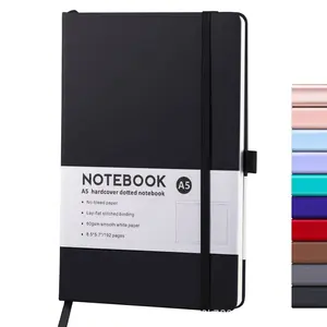 2 Pack A5 Hard Cover Faux Leather Notebook, 192 Pages Ruled Paper, Waterproof Matte Surface, Multi-Color for School and Office Use, Stationery Office Supplies