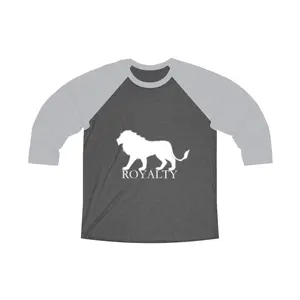 Unisex Tri-Blend 3\4 Raglan Tee Fabric Menswear Top Long Sleeve Loose Rayon Sleeve Long