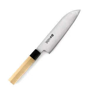 TSUKIJI MASAMOTO CARBON STEEL SANTOKU Knife