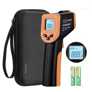Infrared Thermometer Temperature Gun -58 ℉ ~1022 ℉ , Laser Thermometer Gun for Cooking Pizza Oven Griddle, IR Thermometer with Case, Backlit (NOT for)