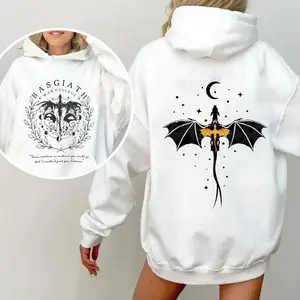 Basgiath War College Double-Sided Sweatshirt, Violet Sorrengail Fourth Wing Shirt, Bookish Dragon Rider Apparel, Booktok Merch, Gift for Book Lovers
