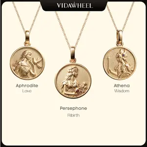 VidaWheel Classic Goddess Pendant for Women Daily Wear Jewelry Gift for Her