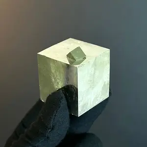 *Cubic Pyrite from Mina Ampliación A Victoria, Navajún, Spain.