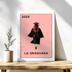 La Graduada Lotería Art Print or Greeting Card– Custom Graduation Congratulations Card, Lotería Card, Colorful Mexican Poster