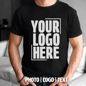 Personalized Photo T-Shirt: Custom Image, Text, Logo, Wholesale Business T-Shirt, Special Event Tees, Unisex