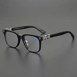 2026 Classic Flat Lens Glasses, Elegant High Iq Style, Unisex Durable Frame, Ultra-Light, Suitable for Work and Daily Use