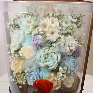 Eternal Garden Luxury Handmade Candle Flower Arrangement